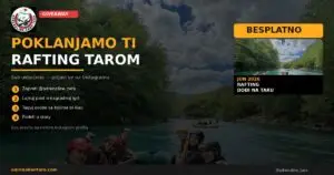 besplatan rafting Tarom jun 2026 - nagradna igra Adrenaline Camp Tara